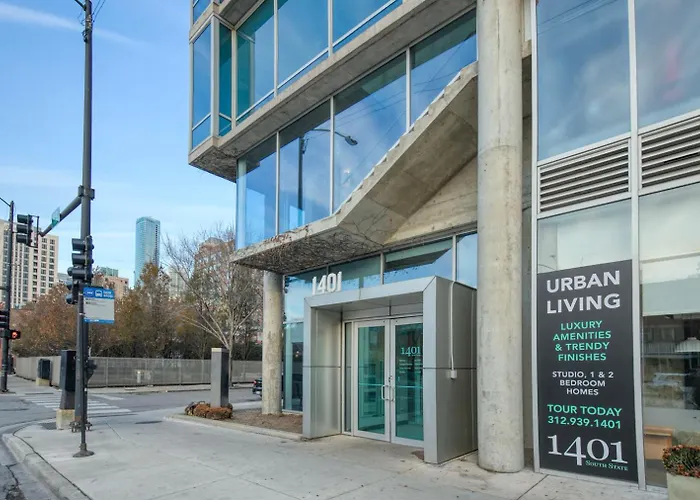 Apartamento South Loop 2br W Gym Roof Nr Grant Park Chi-770 Chicago